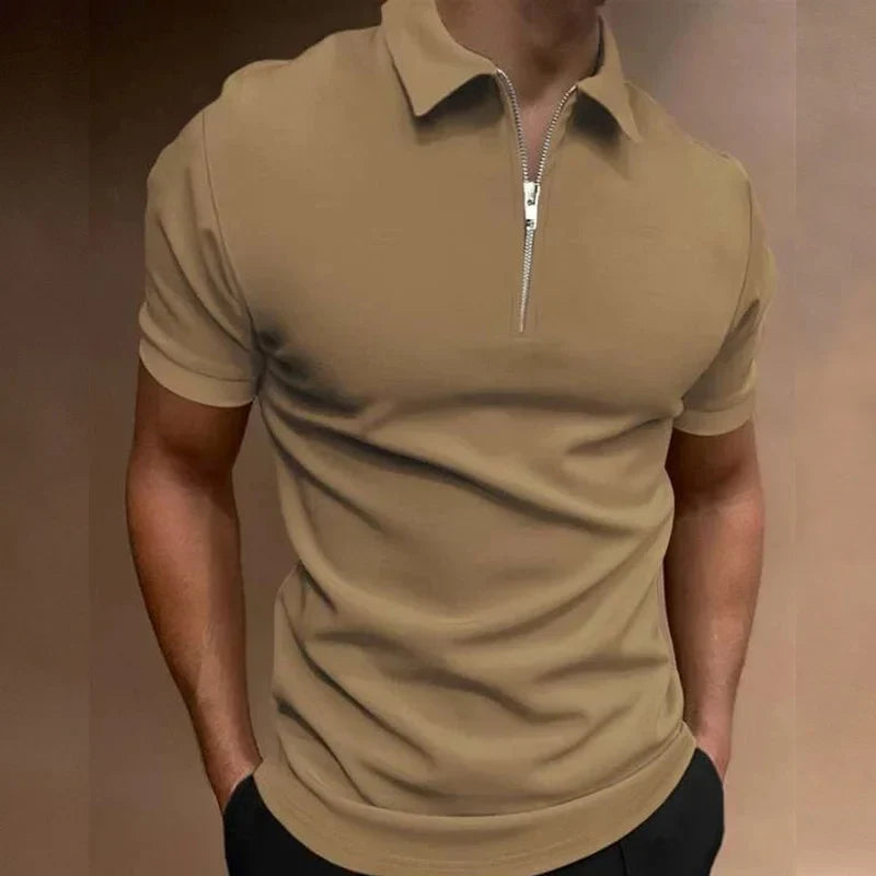 TARO | elegantes Reißverschluss Polo