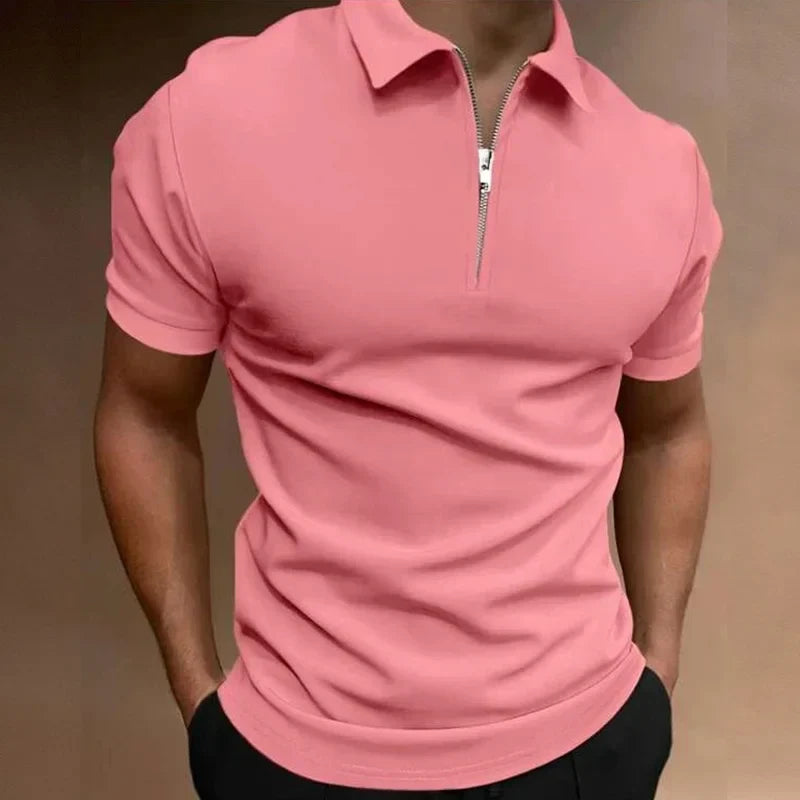 TARO | elegantes Reißverschluss Polo